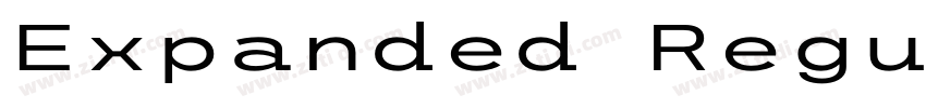 Expanded Regular字体转换 Expanded Regular字体转换